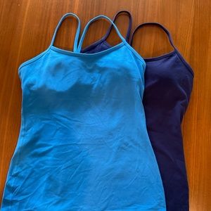 2 Lululemon Power Y Tanks